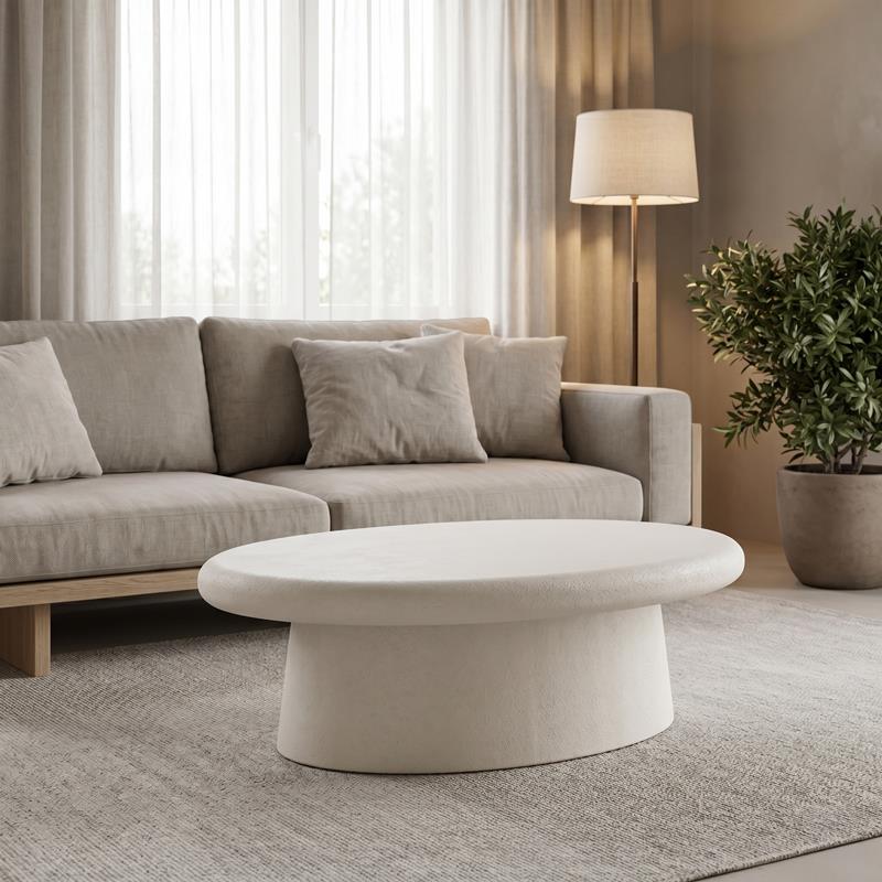 Τραπεζάκι σαλονιού Herona mdf λευκό 100x60x32εκ Τραπεζάκι σαλονιού Herona mdf λευκό 100x60x32εκ