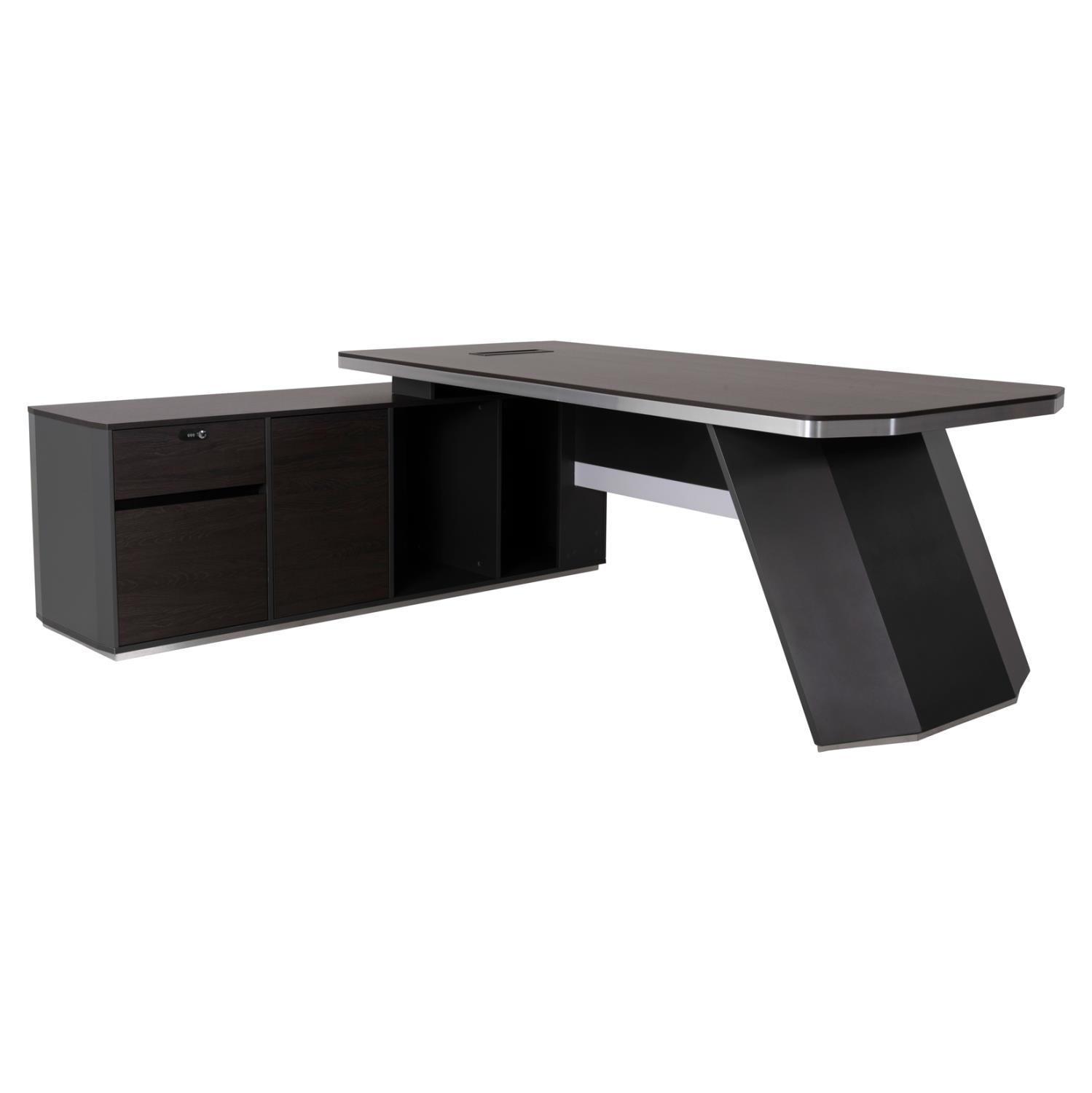 Επαγγελματικό Γραφείο ROSEWOOD series C2083L Αριστερή γωνία 220x180x76 εκ.