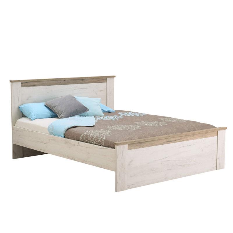 Ξύλινο Κρεβάτι Kent BK 160 Γκρί Δρύς - Λευκό Δρύς 160x200 εκ. Ξύλινο Κρεβάτι Kent BK 160 Γκρί Δρύς - Λευκό Δρύς 160x200 εκ.