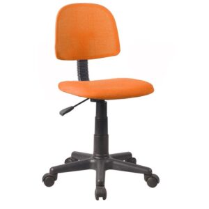 Καρέκλα Γραφείου 8103 χωρίς Μπράτσα Fylliana Πορτοκαλί 38x45x77/89 εκ.