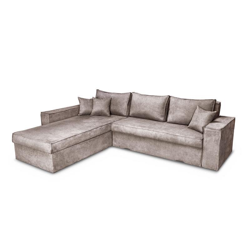 Γωνιακός Καναπές Olymp 3 Fylliana Taupe 280x210x80 εκ.
