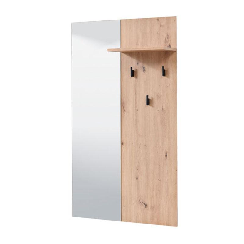 Έπιπλο Χολ - Κρεμάστρα Sardinia OG GIV Artisan Oak - Μαύρο 79x19,5x132,5 εκ.