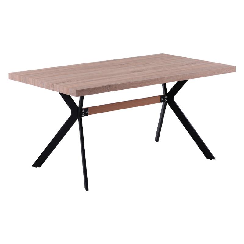 Τραπέζι Τραπεζαρίας 05 Fylliana Sonoma - Μαύρο 160x90x75 εκ. Τραπέζι Τραπεζαρίας 05 Fylliana Sonoma - Μαύρο 160x90x75 εκ.