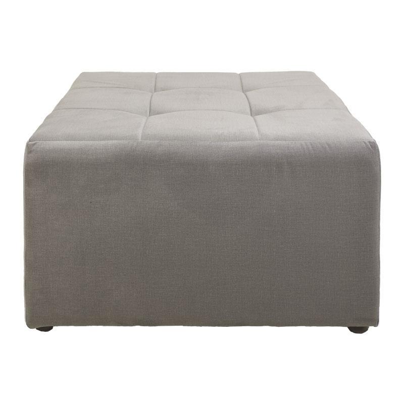 Ταμπουρέ New Ottoman Fylliana Μπέζ 70x70x40 εκ.