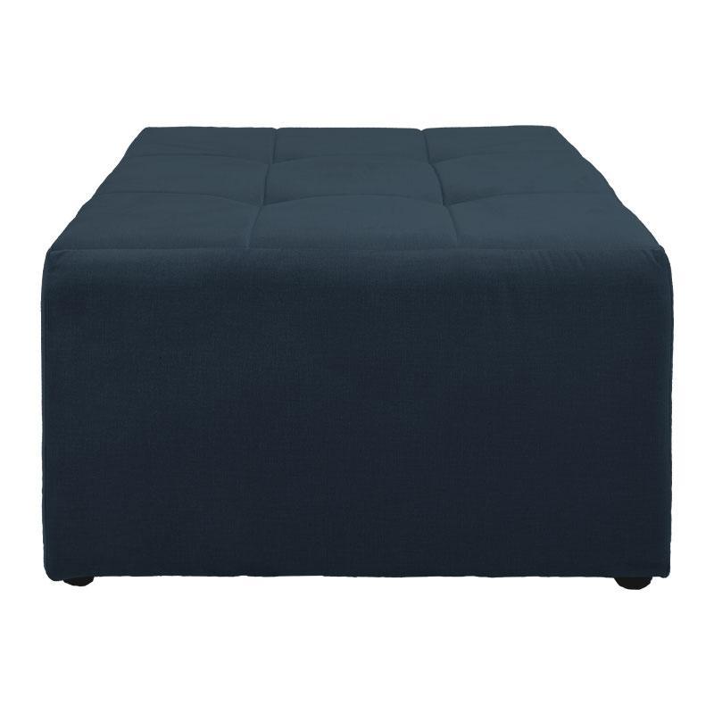 Ταμπουρέ New Ottoman Fylliana Μπλέ 70x70x40 εκ.
