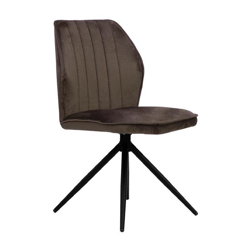 Καρέκλα Τραπεζαρίας Arleta Μεταλλική Fylliana Καφέ 52x46x91εκ. Καρέκλα Τραπεζαρίας Arleta Μεταλλική Fylliana Καφέ 52x46x91εκ.