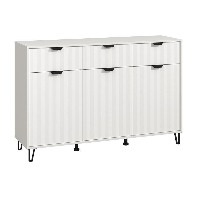 Κομότα - Μπουφές Brest 3K3F Λευκό - Λευκό Ματ 138x40x90 εκ. Κομότα - Μπουφές Brest 3K3F Λευκό - Λευκό Ματ 138x40x90 εκ.