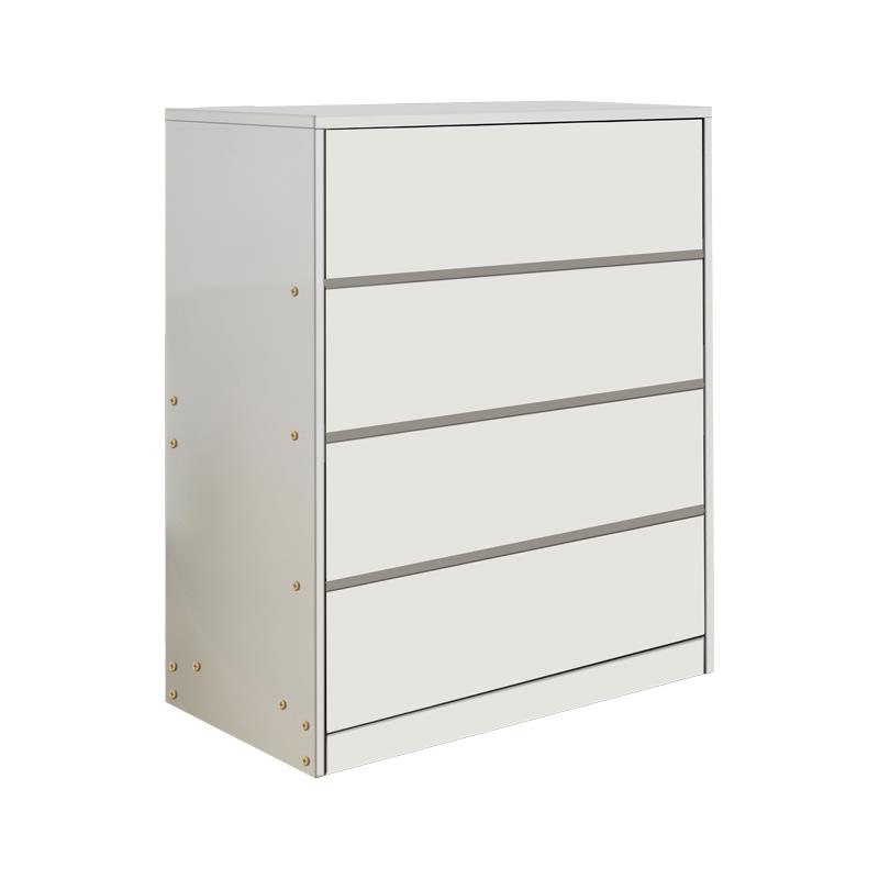 Συρταριέρα Kuanger mdf σε λευκή απόχρωση 80x40x80εκ