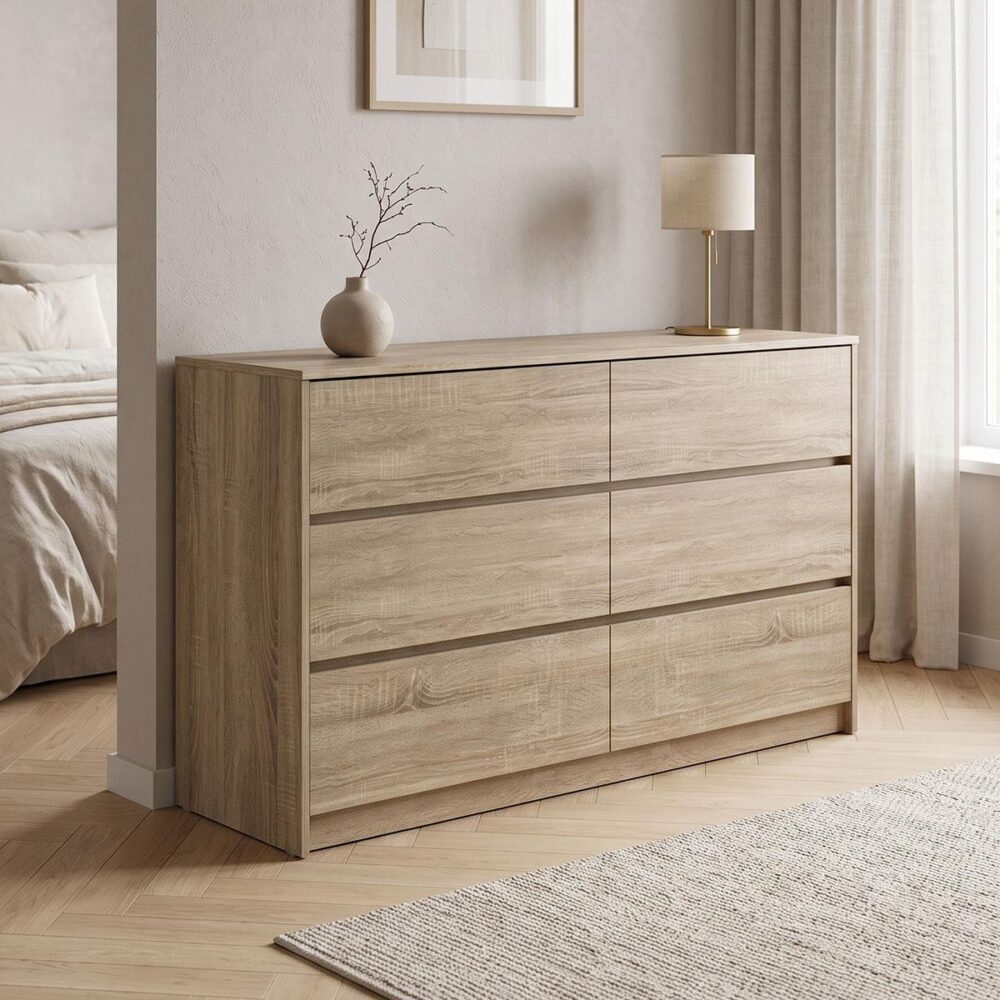 Συρταριέρα Kuanger mdf σε φυσική απόχρωση 120x40x70εκ Συρταριέρα Kuanger mdf σε φυσική απόχρωση 120x40x70εκ