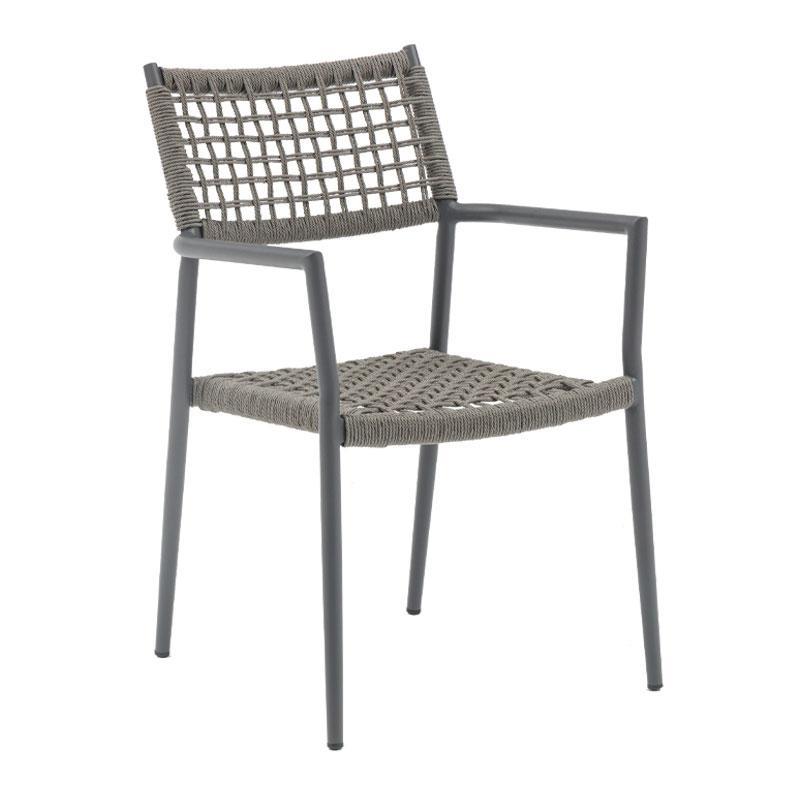 Καρέκλα Chiara Fylliana Γκρί 56x58x86 εκ.