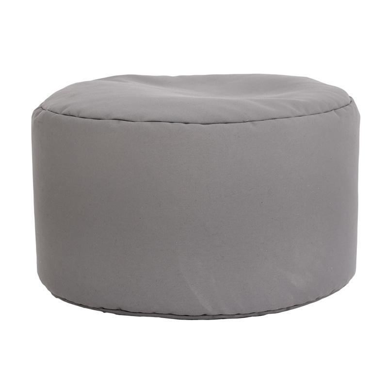 Πουφ Cube Fylliana Στρογγυλό Γκρί 60x60x40 εκ.