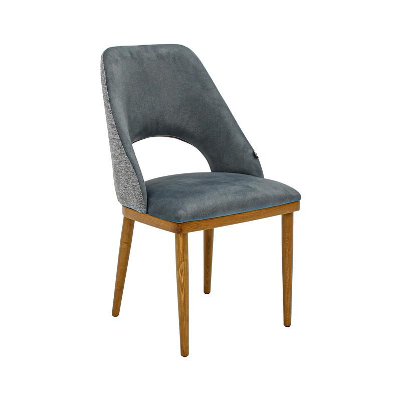 Καρέκλα τραπεζαρίας Castel Fylliana Denim χρώμα 50x56x93εκ. Καρέκλα τραπεζαρίας Castel Fylliana Denim χρώμα 50x56x93εκ.