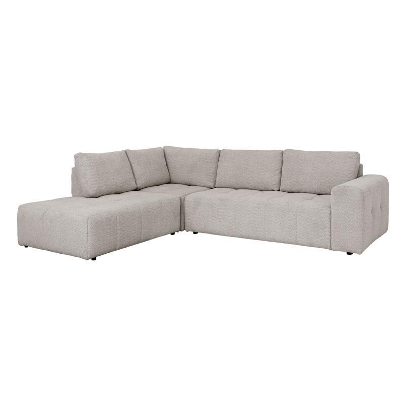 Γωνιακός Καναπές Carmen Fylliana Αριστερή Γωνία Silver 304x242x89 εκ.
