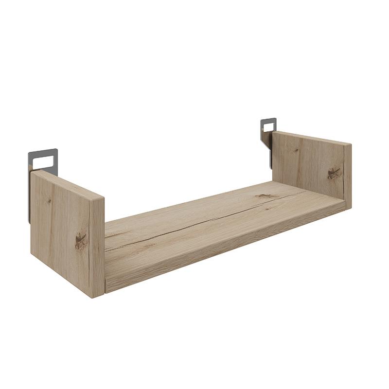Ραφιέρα τοίχου Derva σε oak απόχρωση 45x15x10 εκ.