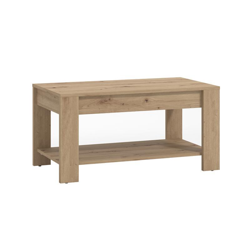 Τραπεζάκι Σαλονιού CLENT Artisan Oak 90x50x45εκ.