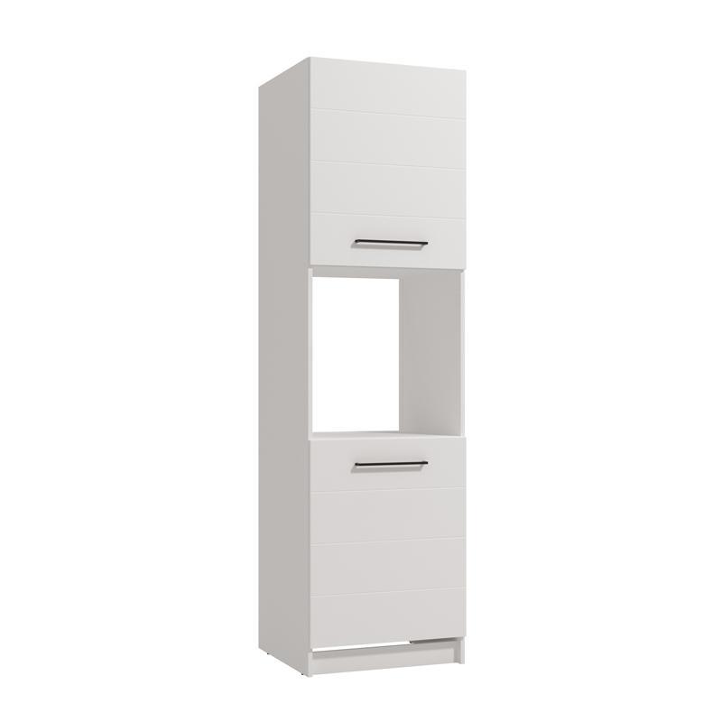 Στήλη κουζίνας Rajna BD 60 Λευκό 60x58x214εκ. Στήλη κουζίνας Rajna BD 60 Λευκό 60x58x214εκ.