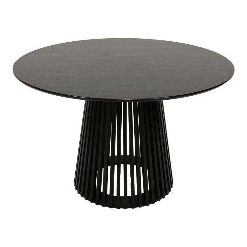 Τραπέζι Domonic mdf σε μαύρη απόχρωση Φ120x75εκ. Τραπέζι Domonic mdf σε μαύρη απόχρωση Φ120x75εκ.