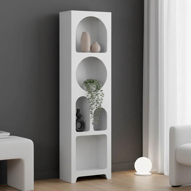 Βιβλιοθήκη Emersi mdf σε λευκή απόχρωση 48x35x180εκ