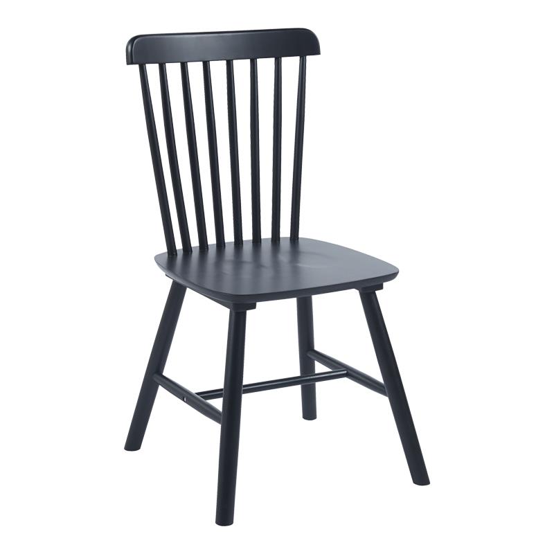 Καρέκλα Bristol rubberwood σε μαύρη απόχρωση 45x51x86εκ. Καρέκλα Bristol rubberwood σε μαύρη απόχρωση 45x51x86εκ.