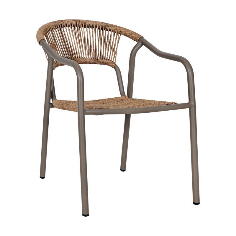 Καρέκλα Κήπου Solace Fylliana Καφέ - Φυσικό χρώμα 56x65x82εκ Καρέκλα Κήπου Solace Fylliana Καφέ - Φυσικό χρώμα 56x65x82εκ