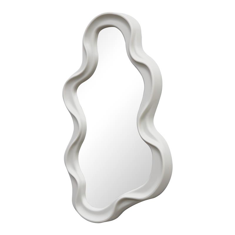 Καθρέπτης Liquid pp σε λευκή απόχρωση 26x2.7x39εκ