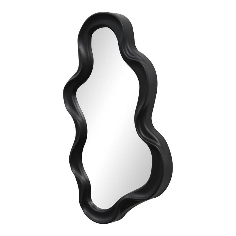 Καθρέπτης Liquid pp σε μαύρη απόχρωση 26x2.7x39εκ