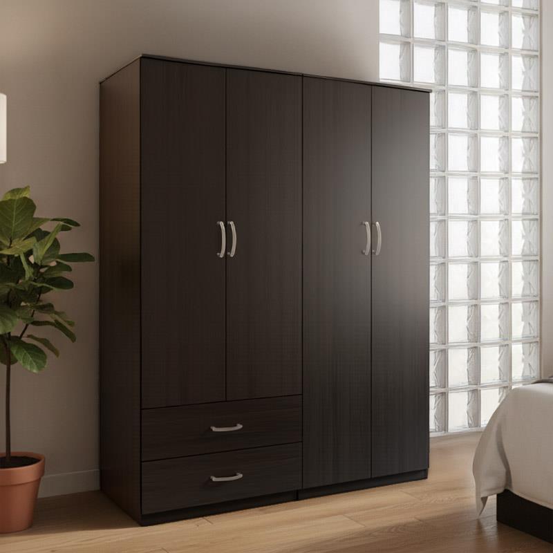 Ντουλάπα τετράφυλλη Lego wenge 160x42x180εκ Ντουλάπα τετράφυλλη Lego wenge 160x42x180εκ