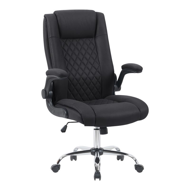 Καρέκλα γραφείου διευθυντη Kesla PES μαύρo 65x65x113-121εκ Καρέκλα γραφείου διευθυντη Kesla PES μαύρo 65x65x113-121εκ