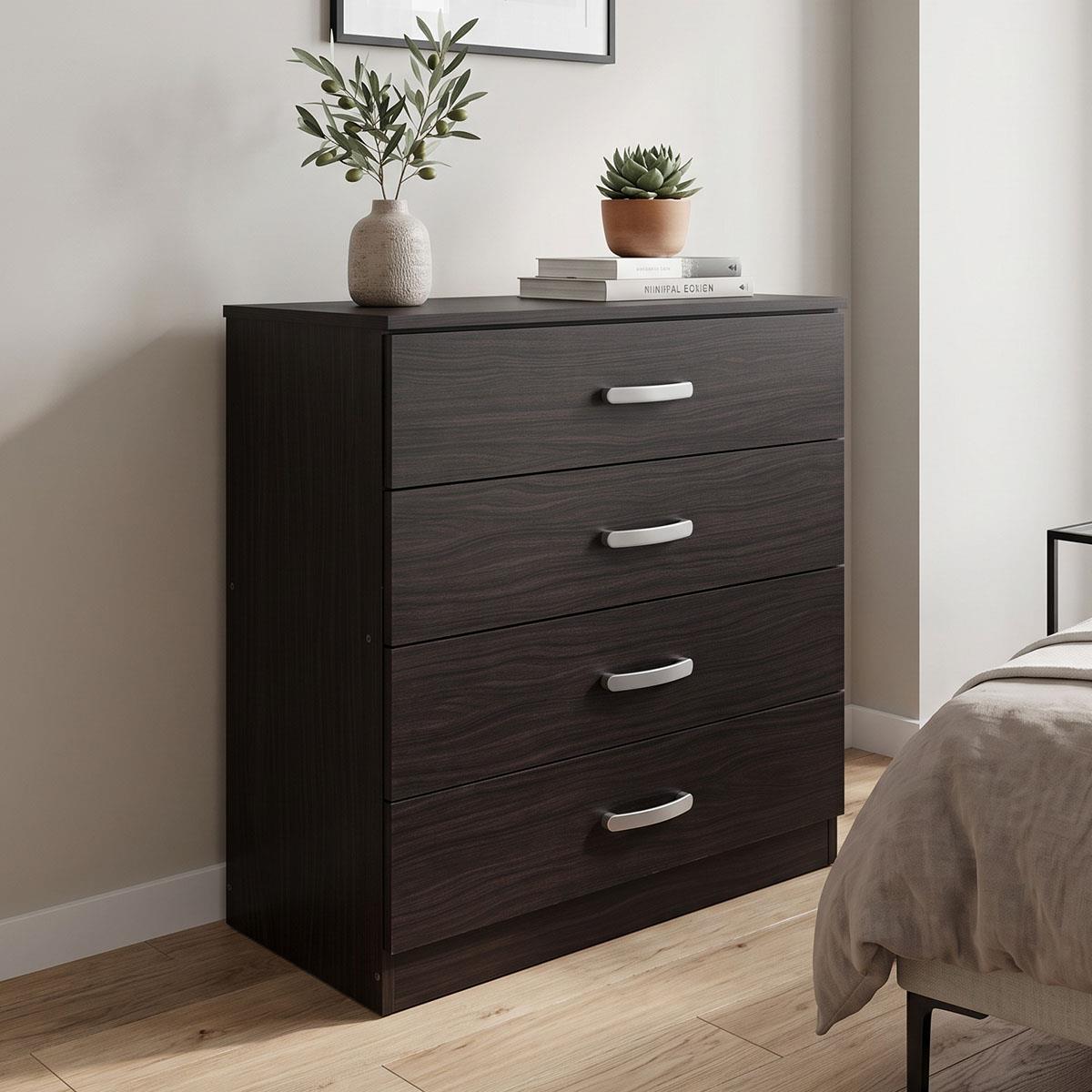 Συρταριέρα Athos σε wenge απόχρωση 80x40x79εκ Συρταριέρα Athos σε wenge απόχρωση 80x40x79εκ