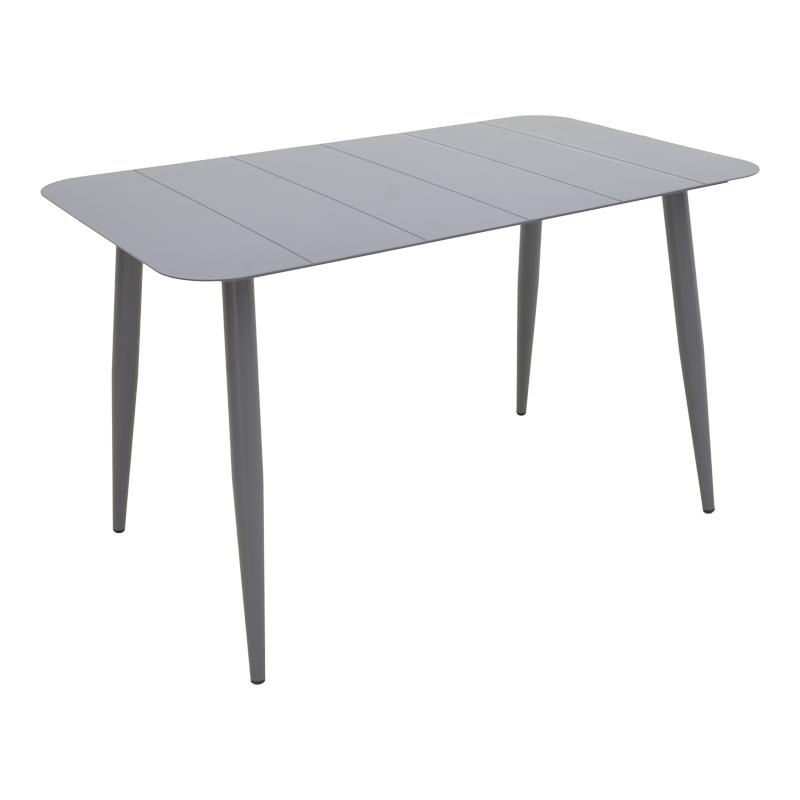 Τραπέζι Vista αλουμίνιο σε ανθρακί απόχρωση 150x80x72εκ Τραπέζι Vista αλουμίνιο σε ανθρακί απόχρωση 150x80x72εκ