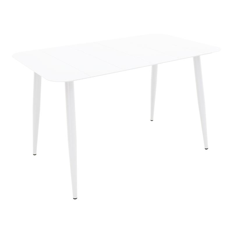 Τραπέζι Vista αλουμίνιο σε λευκη απόχρωση 150x80x72εκ Τραπέζι Vista αλουμίνιο σε λευκη απόχρωση 150x80x72εκ