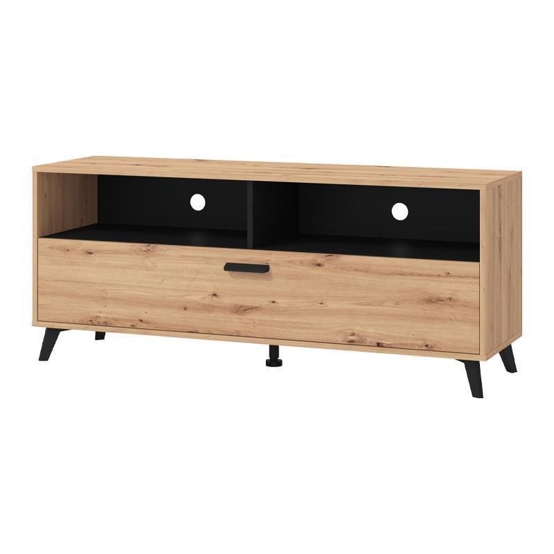 Έπιπλο Τηλεόρασης Umbria TV 140 Artisan - Μαύρο 137x40x57 εκ. Έπιπλο Τηλεόρασης Umbria TV 140 Artisan - Μαύρο 137x40x57 εκ.