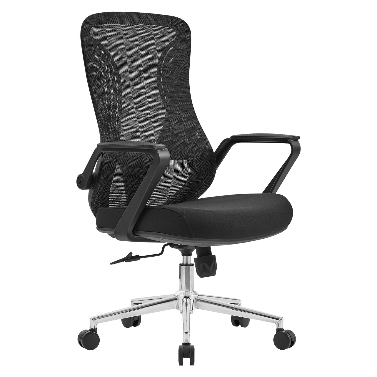 Καρέκλα Γραφείου DECIFER C1212.01 Μαύρο Mesh - Βάση Χρωμίου 61x60x110Υεκ. Καρέκλα Γραφείου DECIFER C1212.01 Μαύρο Mesh - Βάση Χρωμίου 61x60x110Υεκ.