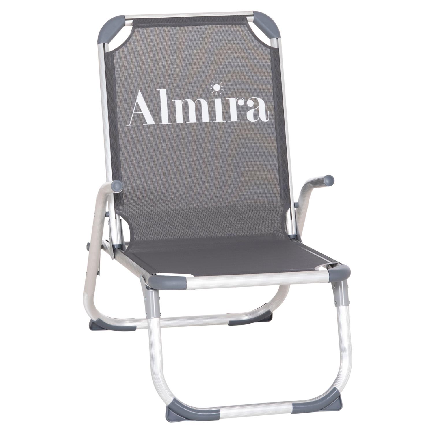 Καρεκλάκι παραλίας ALMIRA C6431.10 Αλουμινίου Υπερυψωμένο Γκρί 53x68x80Υεκ Καρεκλάκι παραλίας ALMIRA C6431.10 Αλουμινίου Υπερυψωμένο Γκρί 53x68x80Υεκ