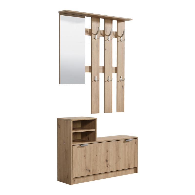 Στάντ για Χωλ Ravenna Artisan Oak 100x29x191.5 εκ.