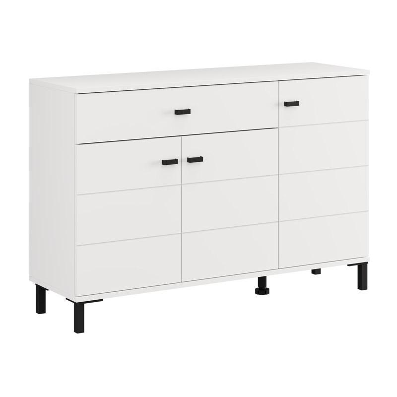 Μπουφές SALAMIS 115 3K1F3V σε Λευκό χρώμα 116x35x78εκ Μπουφές SALAMIS 115 3K1F3V σε Λευκό χρώμα 116x35x78εκ