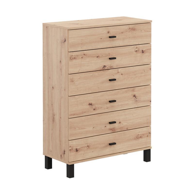 Συρταριέρα ALMOND 77 6F σε Artisan Oak 77x35x78εκ Συρταριέρα ALMOND 77 6F σε Artisan Oak 77x35x78εκ