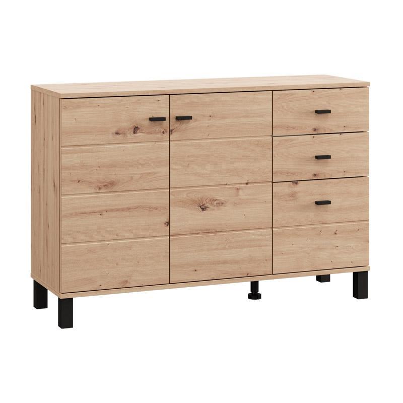 Μπουφές Almond 115 σε Artisan Oak χρώμα 116x35x78εκ Μπουφές Almond 115 σε Artisan Oak χρώμα 116x35x78εκ