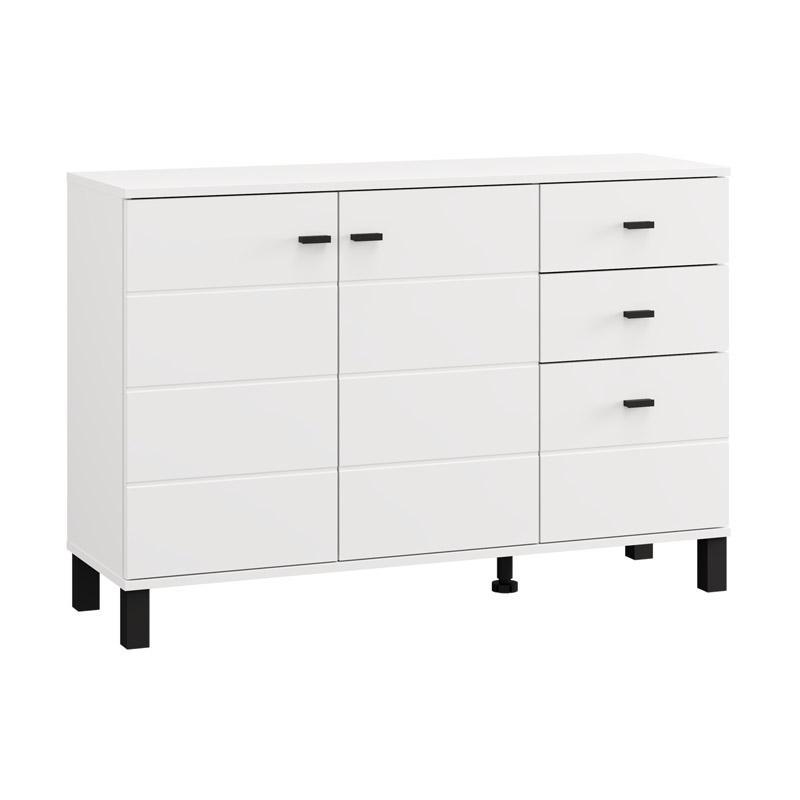 Μπουφές Almond 115 σε Λευκό χρώμα 116x35x78εκ Μπουφές Almond 115 σε Λευκό χρώμα 116x35x78εκ