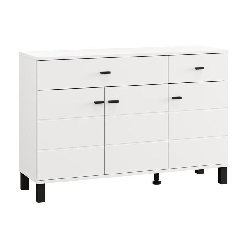 Μπουφές Almond 115 σε Λευκό χρώμα 116x35x78εκ Μπουφές Almond 115 σε Λευκό χρώμα 116x35x78εκ
