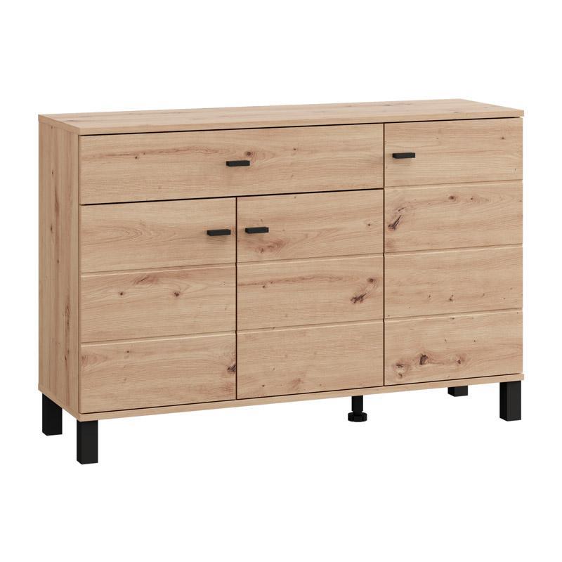 Μπουφές Almond 115 σε Artisan Oak χρώμα 116x35x78εκ