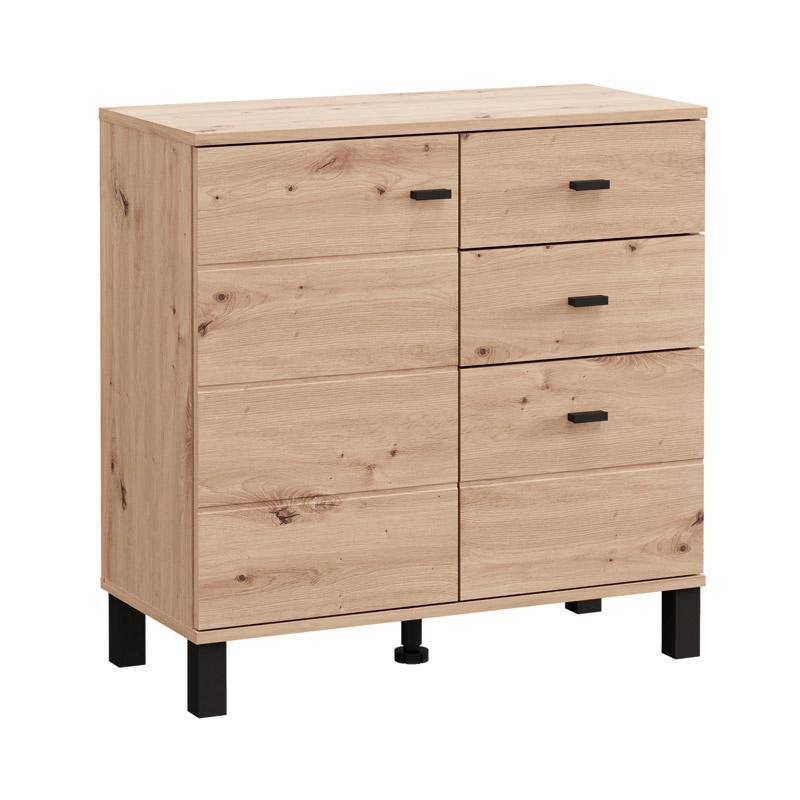 Μπουφές Almond 77 2K3F1V σε Artisan Oak χρώμα 77x35x78εκ Μπουφές Almond 77 2K3F1V σε Artisan Oak χρώμα 77x35x78εκ