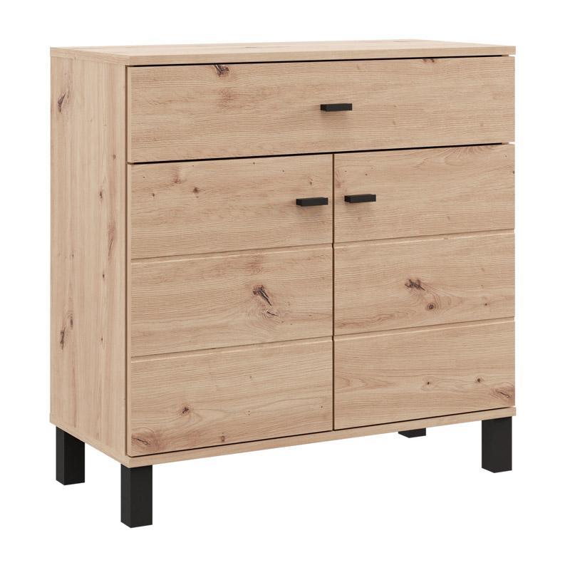 Μπουφές Almond 77 2K1F2V σε Artisan Oak χρώμα 77x35x78εκ Μπουφές Almond 77 2K1F2V σε Artisan Oak χρώμα 77x35x78εκ