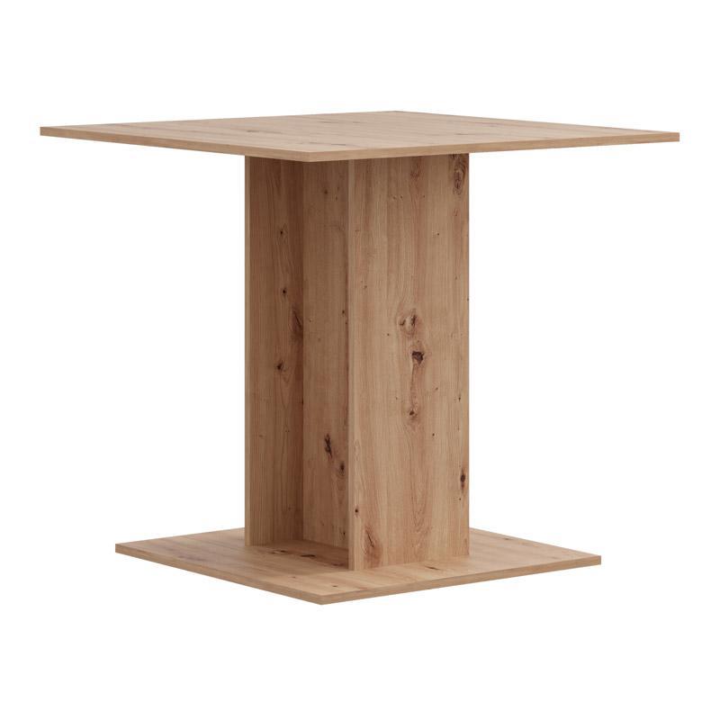 Τραπέζι Τραπεζαρίας Capua Artisan Oak χρώμα 80x80x76εκ.