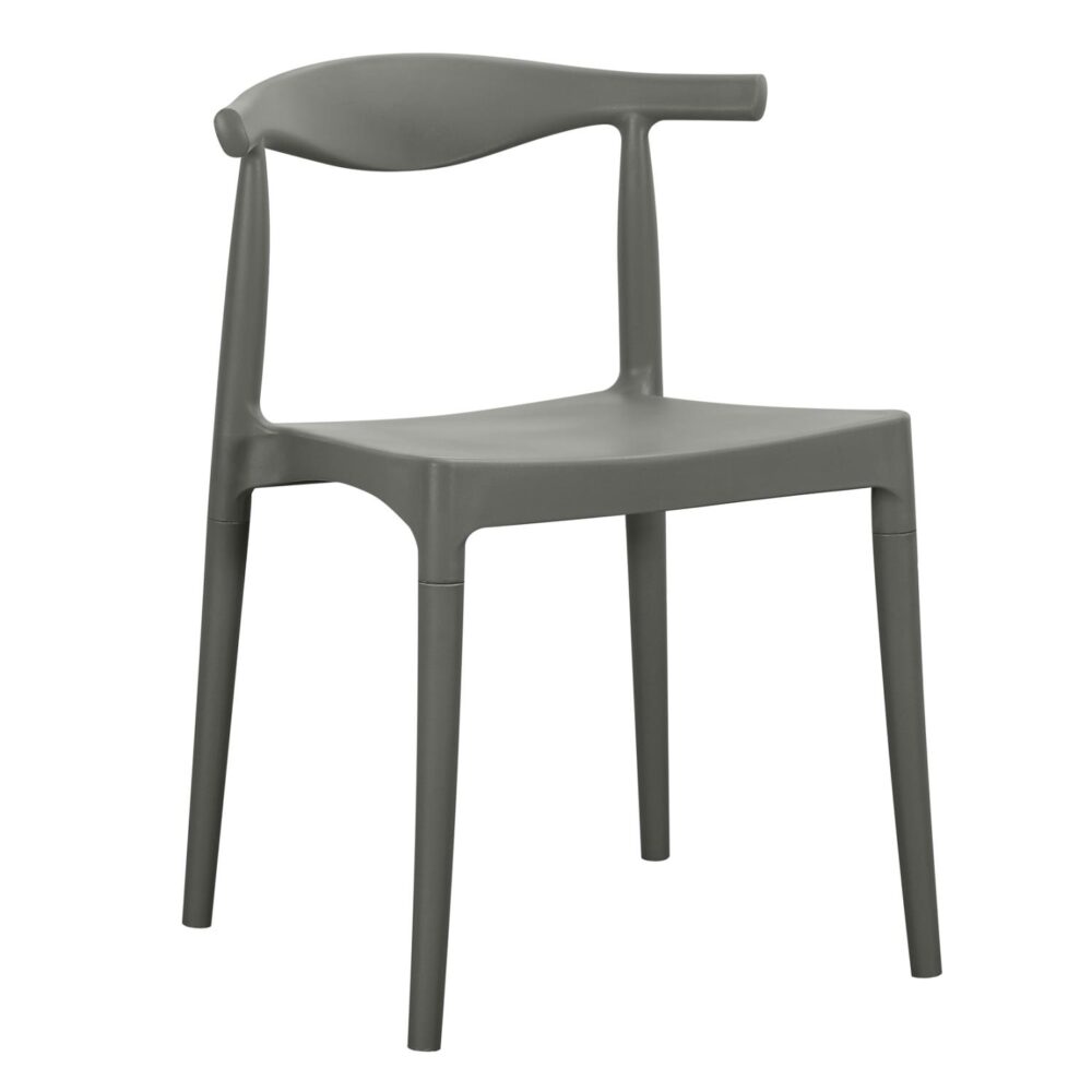 Καρέκλα κήπου ALOR Πολυπροπυλένιο σε Olive Green χρώμα 47x55x74,5Υεκ
