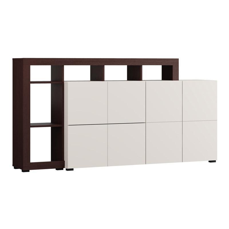 Μπουφές ARGYLL 192 4K2F2V OP σε Cashmere με Dark Tailor Oak 193x40x100εκ Μπουφές ARGYLL 192 4K2F2V OP σε Cashmere με Dark Tailor Oak 193x40x100εκ