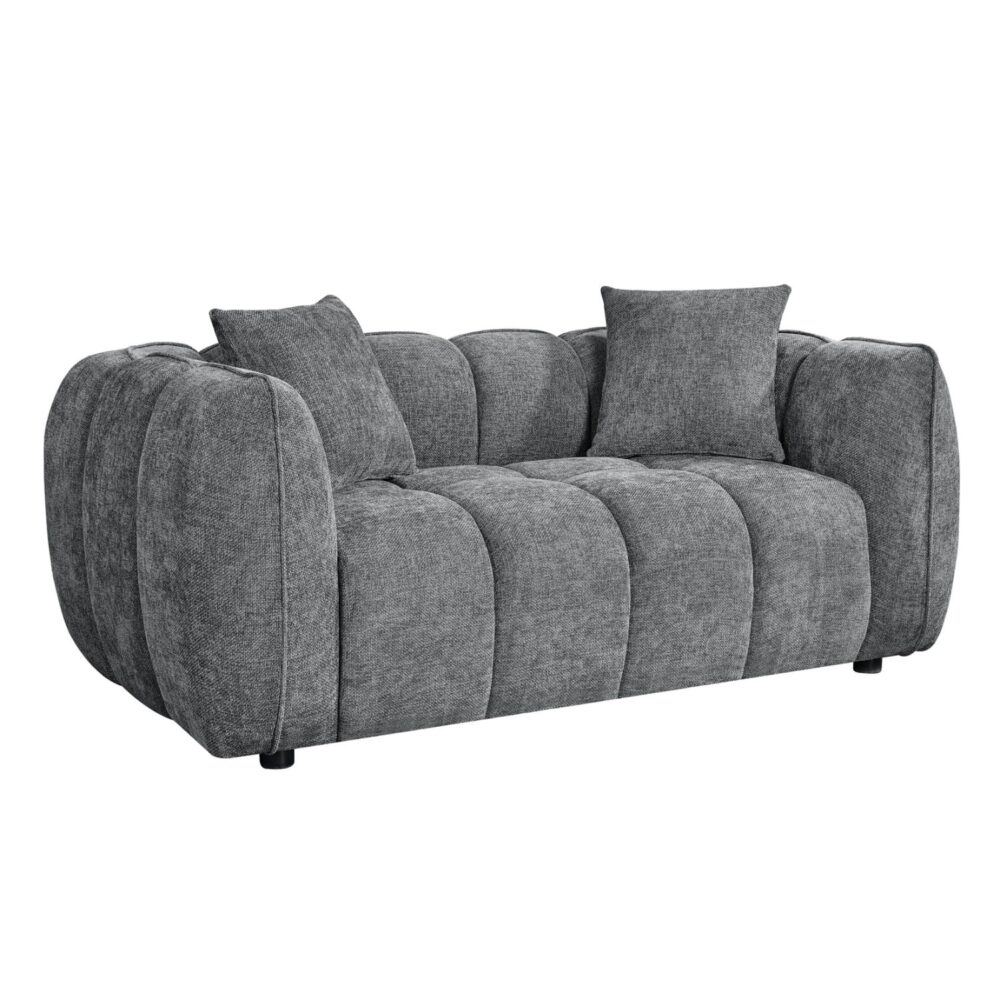 Καναπές Διθέσιος LYKKE με Γκρί Ύφασμα 172x89x70Υεκ Καναπές Διθέσιος LYKKE με Γκρί Ύφασμα 172x89x70Υεκ