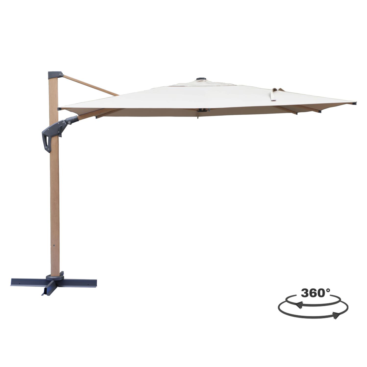 Ομπρέλα JAVANTE C6620.02 Heat transfer Αλουμίνιο - Μπέζ πανί 300x400x263Yεκ Ομπρέλα JAVANTE C6620.02 Heat transfer Αλουμίνιο - Μπέζ πανί 300x400x263Yεκ