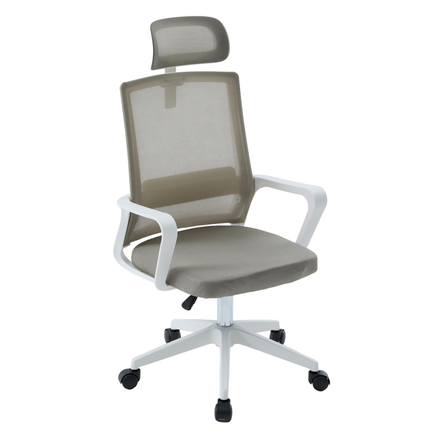 Καρέκλα γραφείου VELOCITY C1229.02 Λευκό PP και Γκρί ανοικτό Mesh 60x62x123Υεκ Καρέκλα γραφείου VELOCITY C1229.02 Λευκό PP και Γκρί ανοικτό Mesh 60x62x123Υεκ