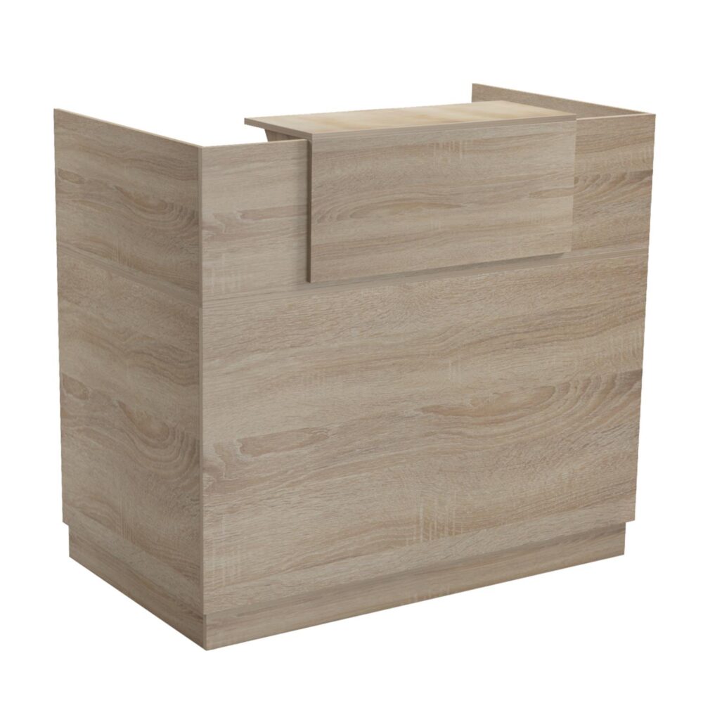 Γραφείο Υποδοχής BARRY C2152.01 Μελαμίνη σε Sonama 120x70x110Υεκ.